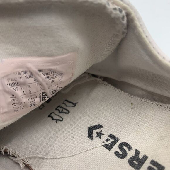 Converse All Star Unisex Light Pink Leather Sneakers Men's Size 9.5 Women 11.5 - Picture 8 of 8
